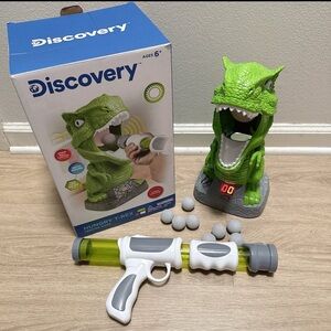 Discovery Interactive T-Rex Play Set - Green and Gray